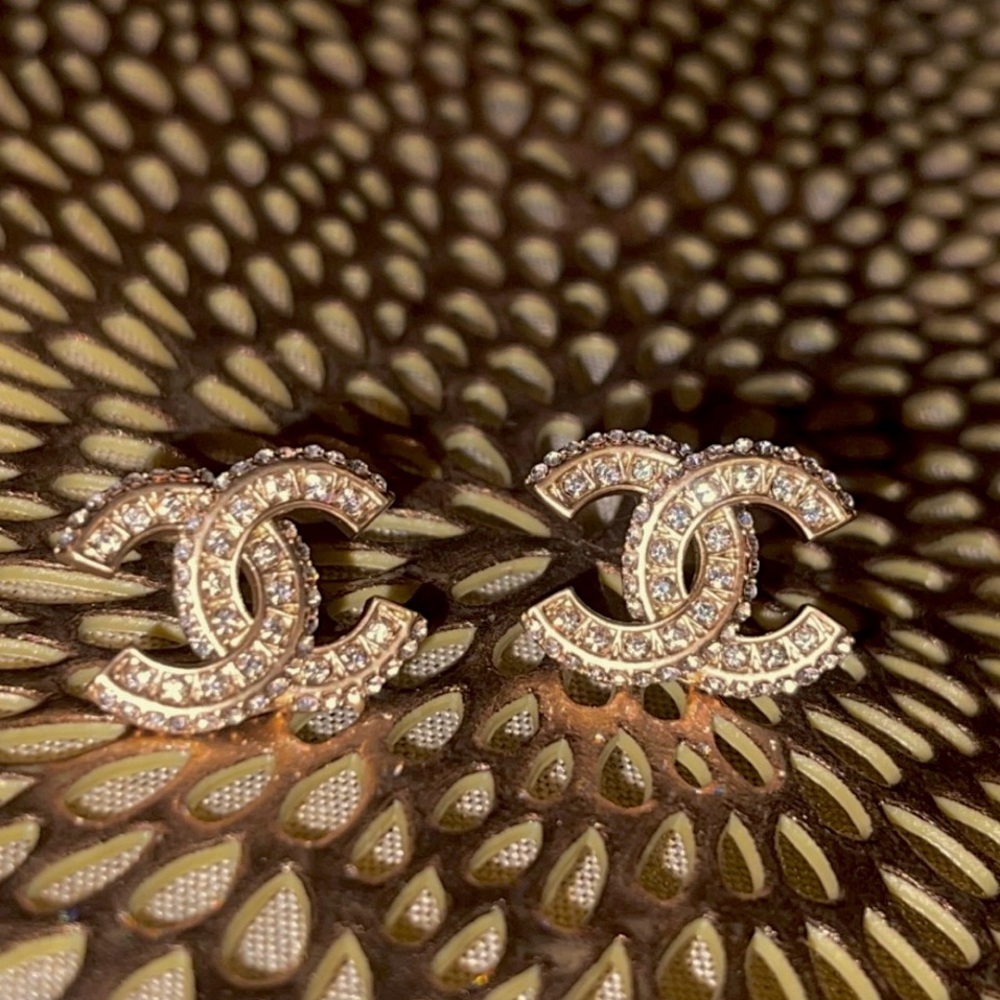 New Earrings with Chanel card